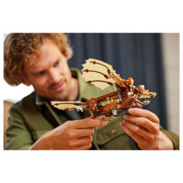 LEGO ICONS 10363 Máquina Voladora de Leonardo da Vinci, Juego Construcción, 493 Piezas, 18+ Años