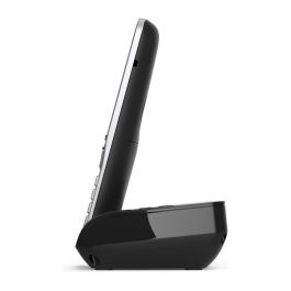 Gigaset COMFORT 500A trio Teléfono DECT/analógico con manos libres y contestador automático, Negro Plata