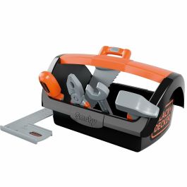 Smoby SMO3032163609407 - Black & Decker Caja de Herramientas con 6 Herramientas, para Niños de 3+ Años