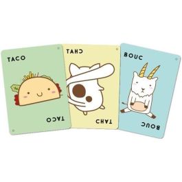 Blue Orange AUC3664824001635 Juego de Cartas de Mesa Rápido Taco Verso Pizza de Queso de Cabra para Fiesta Familiar, Edad 8+ Años, Duración 10 Minutos