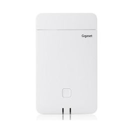 Gigaset N870 IP PRO Estación base VoIP para teléfono inalámbrico, soporta 250 auriculares y 120 canales, color blanco