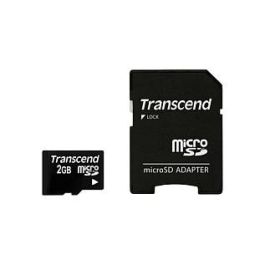Transcend TS2GUSD Tarjeta MicroSD de 2GB con Velocidades de Lectura/Escritura de 20/13 MB/s