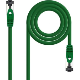 Nanocable 10.20.2001-GR Cable de Red RJ45 SSTP Cat.8.1, 40Gbps/2GHz, Libre Halógenos, Cobre AWG26, 1m Verde