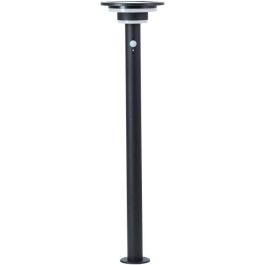 Poste de exterior - BRILLIANT - GARVINA - LED y solar - Detector de movimiento - Acero inoxidable y plástico - 4 W - Negro Poste de exterior - BRILLIANT - GARVINA - LED y solar - Detector de movimiento - Acero inoxidable y plástico - 4 W - Negro