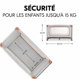 Hauck DREAM N PLAY PLUS HAU1731647228741 - Cuna de Viaje Plegable 60 x 120 cm - Desde el Nacimiento - Corcho Polvoriento