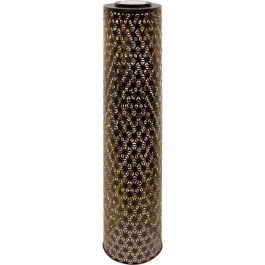 Garden Id 70703172 Lámpara Solar Columna Oro y Negro Ø20 H80 cm, 6-8h luz, Batería LI-ION Duradera