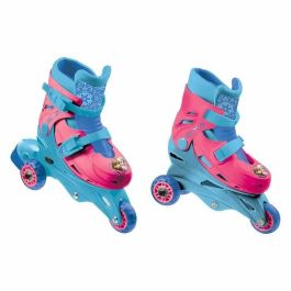 La Reine Des Neiges Patines en Línea 3 Ruedas Evolutivas 2 en 1 Niña Talla S Ajustable (29-32) - Aprender a Patinar desde 3 Años