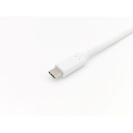 EQUIP 128362 Cable USB-C a USB-C 3.2 Gen 1 Macho/Macho 2 metros Blanco 60W PD