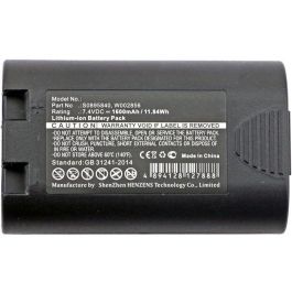 CoreParts 1759398 S0895840 W002856 Batería para Impresora Dymo LabelManager 360D 420P Rhino 4200 5200 11.84Wh Li-ion 7.4V 1600mAh Negra