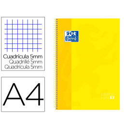 Oxford Europeanbook 1 Write&Erase Cuaderno A4+ 80 Hojas Tapa Extradura Amarillo 5x5 mm Microperforado (Set 5) (Set de 5) Precio: 21.78999944. SKU: S8414299