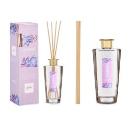 Mikado 500 ml con varilla ámbar y flor de violeta - Acorde, vidrio, 9x35.5x9 cm (6 Unidades) Precio: 54.79000032. SKU: B13M8CTSV6
