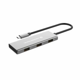 Conceptronic HUBBIES17G Hub USB Tipo C 7 Puertos USB 3.2 Gen 2 10Gbps Power Delivery 100W