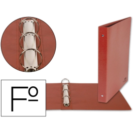 Liderpapel Carpeta 4 Anillas 25mm Folio Cartón Color Cuero Precio: 3.50000002. SKU: B1CGEY6AEC