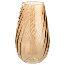 Day Jarrón Oval Ámbar de Vidrio/Cristal Máquina Altura 25 cm Diámetro 14,5 cm Day Jarrón Oval Ámbar de Vidrio/Cristal Máquina Altura 25 cm Diámetro 14,5 cm Precio: 11.58999952. SKU: B184EMADF7