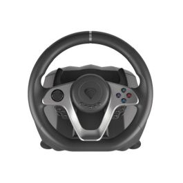 Genesis Volante y Pedales Seaborg 400 - Con cable USB, 900° Giro, Vibración, Multiplataforma (PC, PS3, PS4, Xbox 360/One/Series, Switch)