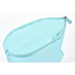 DKD Home Decor Organizador de Viaje de Poliéster para Artículos Personales 24x26 cm - Set de 12 Unidades en Colores Surtidos Coral y Turquesa