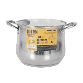Inde Olla de Acero Inoxidable para Inducción de 22 cm y 6 L con Tapa Modelo New Neron (4 Unidades) Inde Olla de Acero Inoxidable para Inducción de 22 cm y 6 L con Tapa Modelo New Neron (4 Unidades)