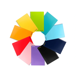 Liderpapel Cuaderno Espiral A4 Micro Smart Tapa Blanda 80 Hojas 60gr Horizontal 7mm Doble Margen