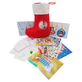 CYP BRANDS Set Actividades con Calcetín de Navidad The Elf On The Shelf para Niños +3 Años