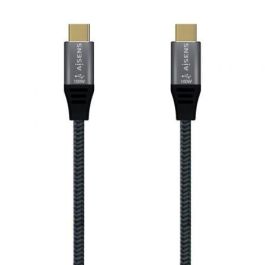 Cable USB 2.0 Tipo-C Aisens A107-0628 5A 100W/ USB Tipo-C Macho - USB Tipo-C Macho/ Hasta 100W/ 60Mbps/ 1m/ Gris Precio: 8.79000023. SKU: S5622026