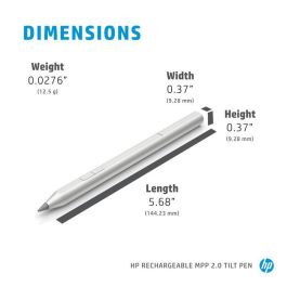 HP Lapiz MPP 2.0 Plateado recargable