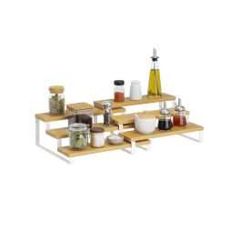 Confortime Set 2 Estantes Cocina 30x24.5x12.3 cm y 30x22 cm (6 Unidades)