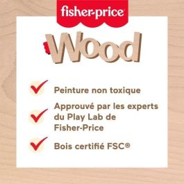 Fisher-Price JFG10 MATJFG10 - Rompecabezas de animales de madera para clasificación de formas con 13 piezas
