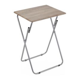 Inde Mesa Plegable Madera-Metal 48x38x66 cm 12mm Mdf 5.28 kg (2 Unidades)
