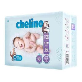 Pañal chelino t3 4-10 kg 36 unidades