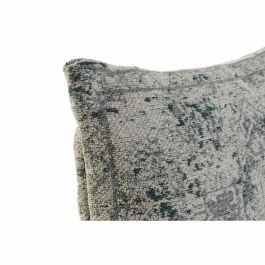 DKD Home Decor Cojín Árabe Azul 45x45 cm Grosor 12 cm, 70% Algodón 30% Poliéster Colección Impression