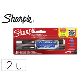 Sharpie Rotulador Acrílico Punta Redonda Blíster 2 Unidades Blanco y Negro para Múltiples Superficies Precio: 4.68999993. SKU: B13CDPDBA7