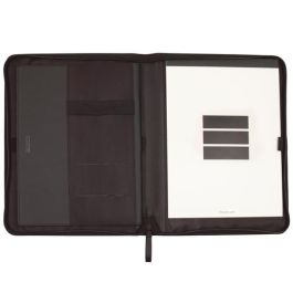Finocam Portadocumentos A4 Imitación Cuero Negro con Cremallera, Bloc de Notas y Bolsillo para Tablet Precio: 30.50000052. SKU: B1BH452WH8