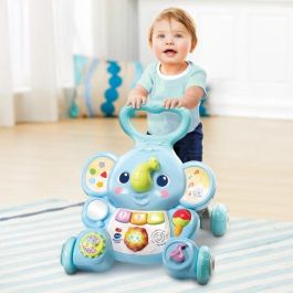 Vtech Baby Elefante Trottino: Andador Bebé con Freno y Ruedas Antideslizantes para Primeros Pasos (9-36 Meses)