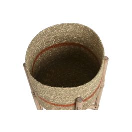 Macetero Balines DKD Home Decor Natural 26 x 67 x 26 cm Set de 2