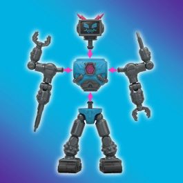 MrBeast Lab MRB0630996249055 Pack de 2 Figuras - Combina y Combina Modelo Aleatorio + Media Figura