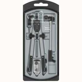 Compás Faber-Castell Gris (5 Unidades)