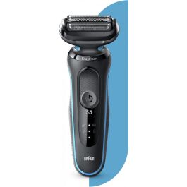 Braun 50-M1000s Máquina de Afeitar Láminas Series 5 Wet&Dry, Lavable, Batería Litio 50 min, Negro/Azul Precio: 103.4999999. SKU: B1K3MBDTKM