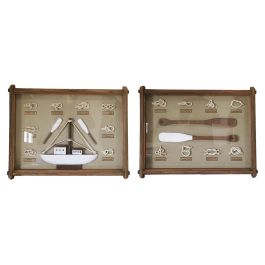 DKD Home Decor Cuadro Marino dandou 26 Beige Natural 4 x 45 x 59 cm (2 Unidades) Precio: 74.78999957. SKU: B1A7DD3B85