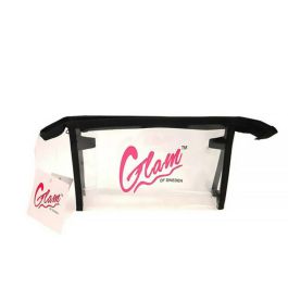 Glam Of Sweden Neceser GLAM Transparente de Plástico para Maquillaje y Accesorios de Viaje con Costuras Negras, 1 pz Precio: 2.6899994. SKU: S0578631
