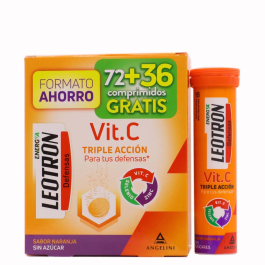 Leotron Vitamina C 72 + 36 Comprimidos Precio: 25.4999998. SKU: B128P4JD3B