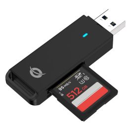 Conceptronic Lector de Tarjetas Externo USB 3.0 Compatible con SD, SDHC, SDXC, Micro SD/T-Flash, Micro SDHC, Micro SDXC+