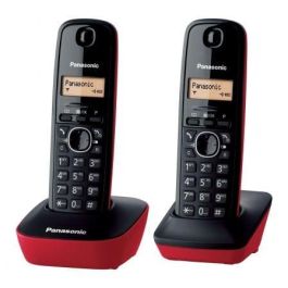 Teléfono Inalámbrico Panasonic KX-TG1612/ Pack DUO/ Negro y Rojo Precio: 39.99549851. SKU: S7603316