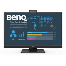 BenQ BL2486TC Monitor 24" Full HD IPS con Altavoces, USB 3.2 Gen 1, VESA, Ajuste de Altura, 9H.LMMLB.QBE