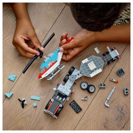 LEGO Creator Camión Plataforma con Helicóptero 31146 Juego de Construcción con 270 Piezas para Niños a partir de 7 años