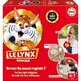 Educa The Lynx Nomad: Juego de Mesa Educativo POP-UP, Montaje 1s, Portátil con Bolsa de Transporte para Niños +4 años