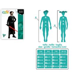 Disfraz Galaxia Negro Niño con Cinturón