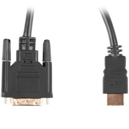 LANBERG CA-HDDV-20CU-0030-BK Adaptador de Cable de Vídeo 3 m HDMI a DVI-D Negro