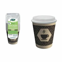 Set de Vasos Algon Cartón Café 8 Piezas 250 ml (36 Unidades) Set de Vasos Algon Cartón Café 8 Piezas 250 ml (36 Unidades)
