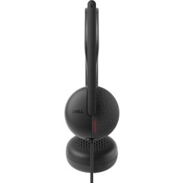 Dell Wh3024 Auriculares Profesionales Cableados USB-C con Micrófono Cancelación Ruido para PC Mac Teams Zoom y Adaptador USB-A Negro