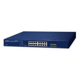 Planet GSW-1820HP Switch 16 Puertos PoE Gigabit 10/100/1000T 802.3at + 2 SFP 1000X Precio: 152.50000018. SKU: B1AB8J3MDC